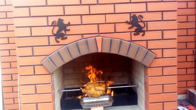 Мангал с электро вертелем. смотреть онлайн