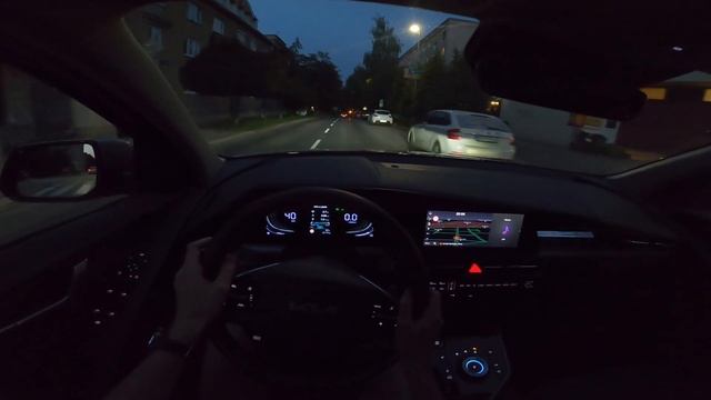 2023 Kia Niro Hybrid | Night City POV Test Drive смотреть онлайн