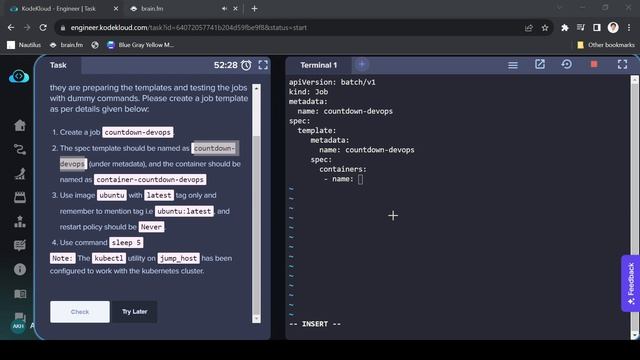 09 - Countdown job in Kubernetes (Kode Kloud) смотреть онлайн