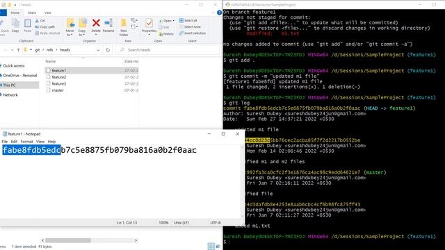 How Git Branch Work Technically - Under The Hood | Understand .git Folder | 'HEAD' vs 'heads' in Gi смотреть онлайн
