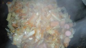 ТУШЁНАЯ КАПУСТА ПО- КОРЕЙСКИ.  БЮДЖЕТНЫЙ РЕЦЕПТ.