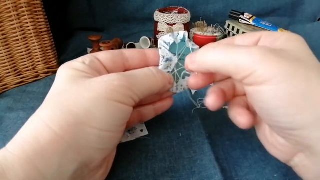 Красивое хранение - бобинки из ткани. Легко и просто!! смотреть онлайн