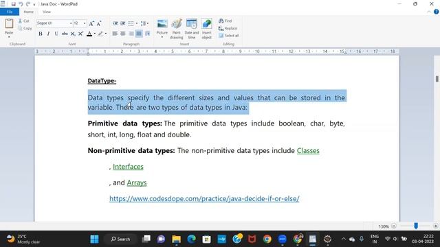 Data Types in Java | Types of Data Types | Short video on Java topic for interview смотреть онлайн