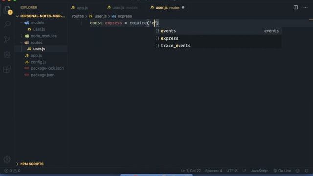 REST API - Node.js, mongoDB & JWT [3] - Defining User Model and Routes смотреть онлайн