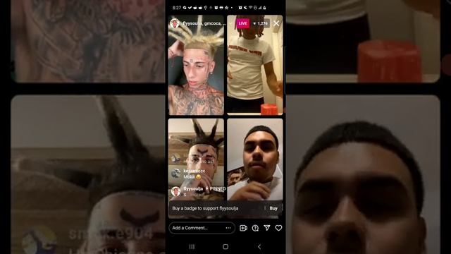 #jim3n tries befriend #flyysoulja and #redd4x but the struggle is real смотреть онлайн