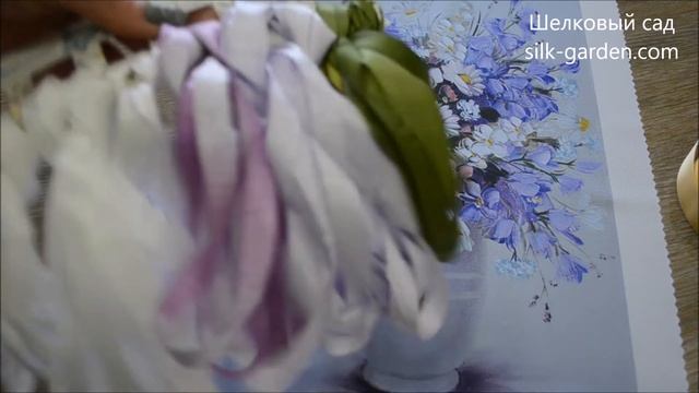 Вышивка лентами. Обзор подборов лент мажестик под принты смотреть онлайн