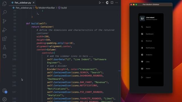 Python Tutorial: Navbar Using Flet смотреть онлайн