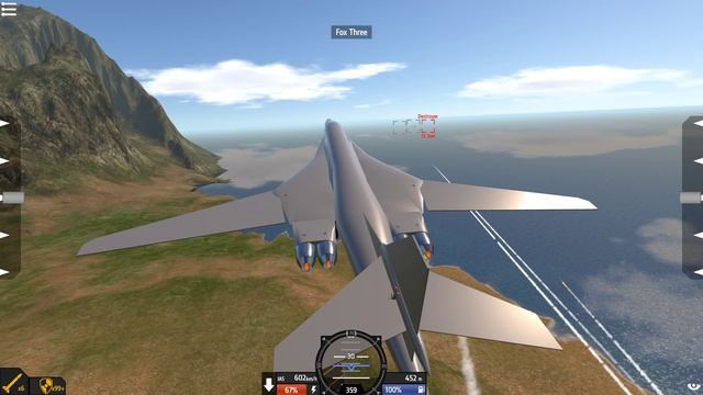 Ту-160 убийца авианосцев в SimplePlanes