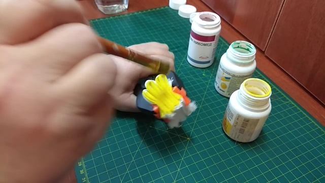 Салфетка в технике складного батика. смотреть онлайн