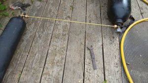 Заправка малого 10 литрового баллона  со2