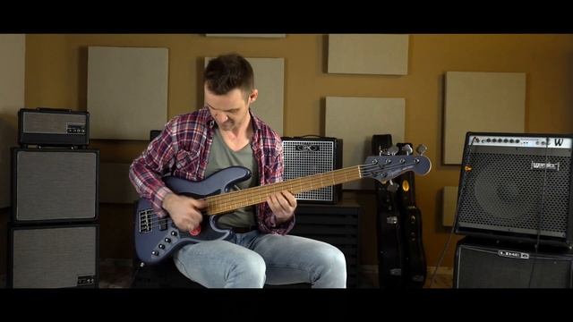 Squier FSR Contemporary Active Jazz Bass HH V elektromos basszusgitár смотреть онлайн