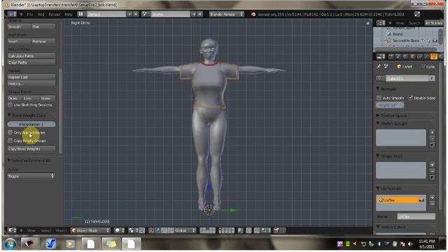 How to Use the New Bone Weight Copy 2.5x Script смотреть онлайн