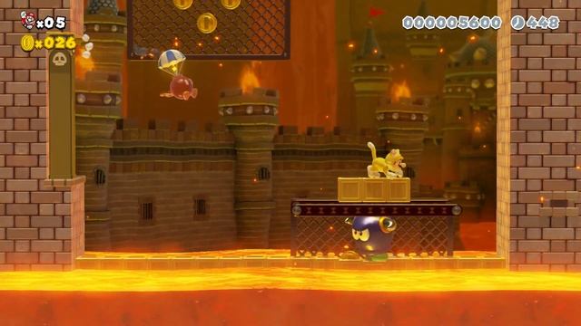 Super Mario Maker 2: Story Mode Level (87 Big Bang Boom in Bully Castle!) [1080 HD] смотреть онлайн