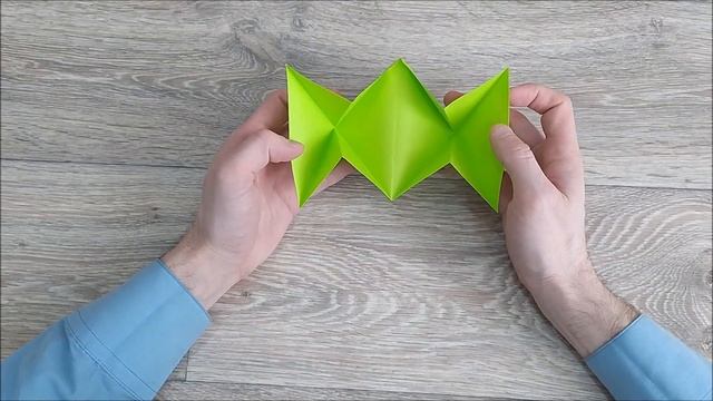 ORIGAMI Paper frog / ОРИГАМИ бумажная лягушка смотреть онлайн