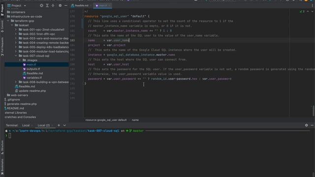 Task - 7 - Terraform GCP | Cloud SQL | Cloud SQL Proxy | Understand Code | Test Connection to DB смотреть онлайн
