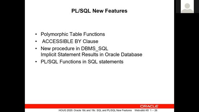 Oracle Guru Nap - SQL és PL/SQL újdonságok Oracle 18c és Oracle 19c-ben смотреть онлайн