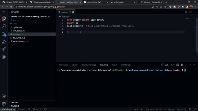 "Unlock Secrets to Managing Your Credentials with Python-dotenv: Quickstart Guide" смотреть онлайн