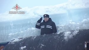 Три атомные подлодки одновременно всплыли из подо льда  Видео