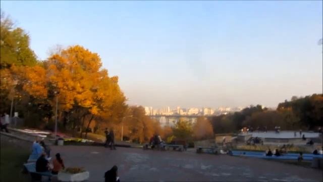 Киев Выставка Хризантем Чудо Печка ;Панорама на Левый Берег смотреть онлайн