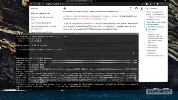 How to install DeepLabCut in 3 minutes