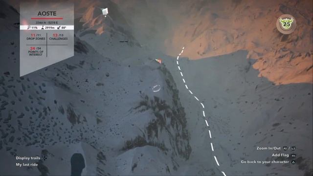 Steep Aoste Full Map - All Drop Zones, Challenges and Points of Interest смотреть онлайн