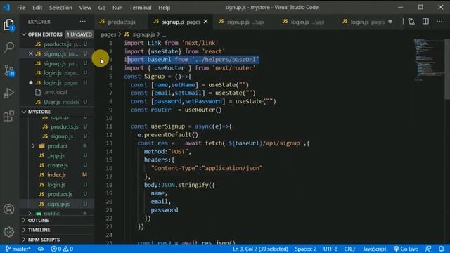 #11 Implementing login functionality using JWT | React SSR | E commerce using Next js Hindi смотреть онлайн