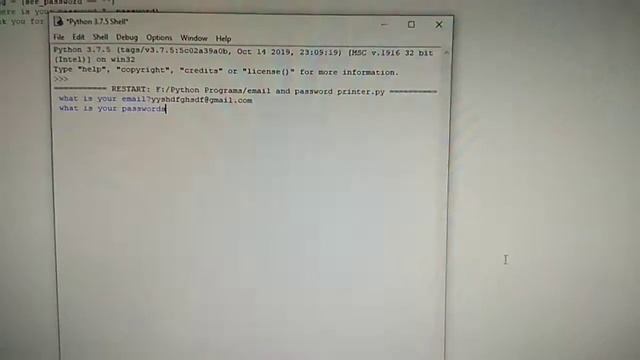 Email and Password printer. Python with Me. Episode 3 смотреть онлайн