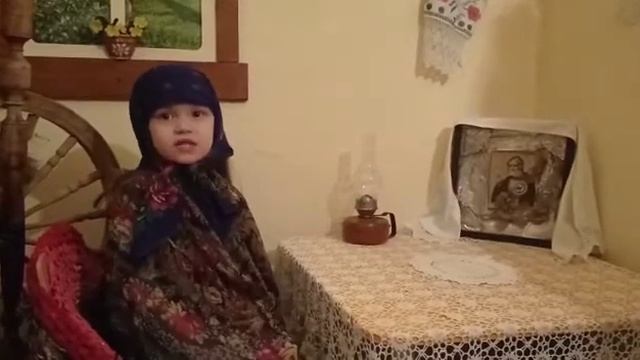 Лавкова Юлия(5 лет), стихотворение Есенина "Молитва матери" смотреть онлайн