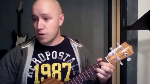 The Lazy Song- Bruno Mars Ukulele lesson Todd Downing смотреть онлайн
