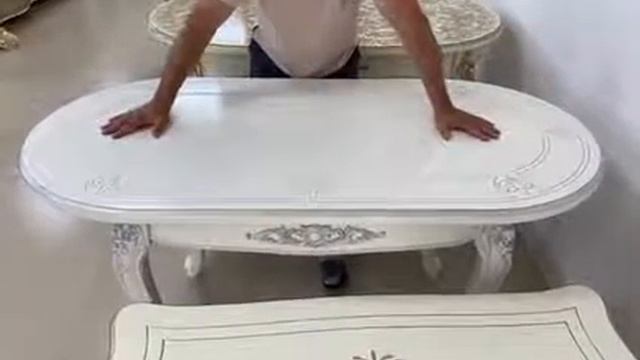 Раздвижной обеденный стол из бука смотреть онлайн