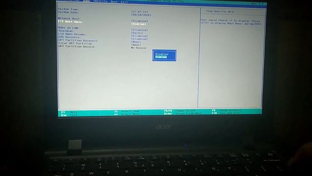 Acer Aspire ES1 Windows Install