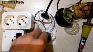 Розетка для проверки приборов через лампочку