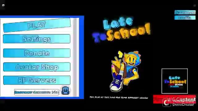 ROBLOX - LATE TO SCHOOL смотреть онлайн