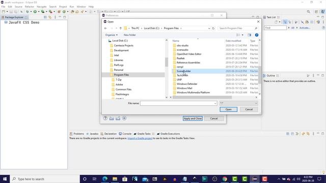 Install Scene Builder in Eclipse | JavaFX GUI Tutorial for Beginners смотреть онлайн