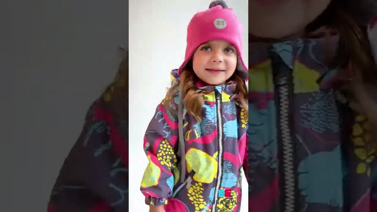 Комбинезон утеплённый NikaStyle демисезонный 8м2022 (серый/розовый) смотреть онлайн