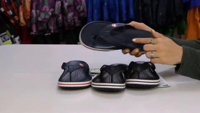 Crocs, Шлепанцы взр Crocband X Flip, арт. 15103