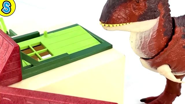 TREX vs. Thief - Skyheart's dinosaurs toys for kids dino battle jurassic world смотреть онлайн