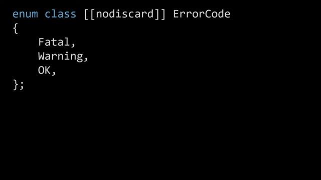 C++ - [[nodiscard]] смотреть онлайн