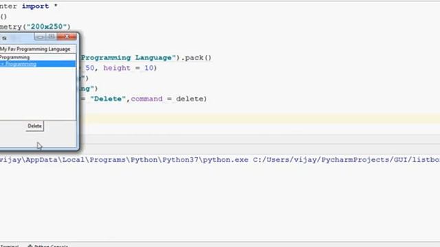 #9 | Creating ListBox and working with ListBox in Tkinter | Tkinter Tutorial in Tamil смотреть онлайн