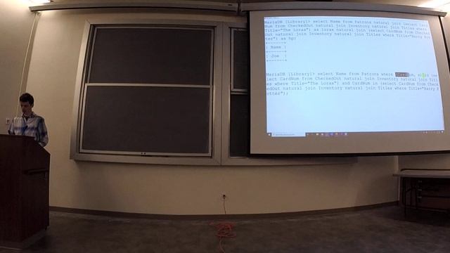 Database Systems (Spring 2020) - Lecture 8 смотреть онлайн