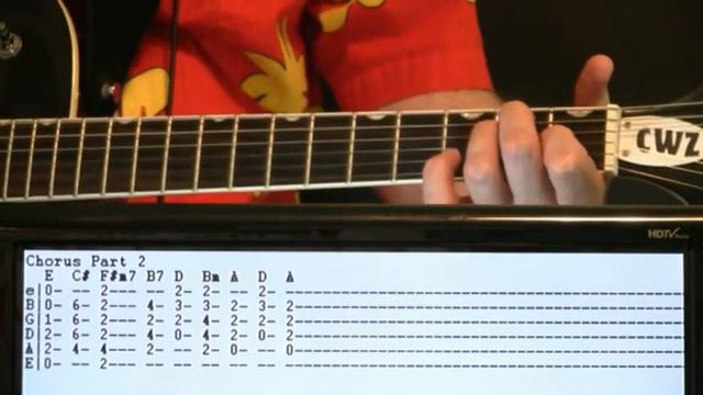 ABBA Dancing Queen Guitar Lesson with Chords and TAB Tutorial смотреть онлайн