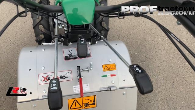 Мотоблок с ВОМ Caiman 320 с культиваторной фрезой смотреть онлайн