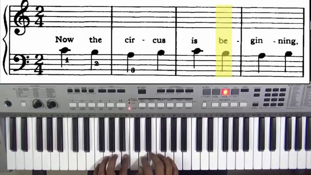 Leila Fletcher Piano Book - 1 - Lesson 3. Off to the circus смотреть онлайн