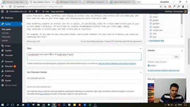Wordpress 'te tema yapımı ders #32 (Single.php'de temel SEO ayarları yapıldı) смотреть онлайн