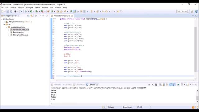 Java Operations смотреть онлайн