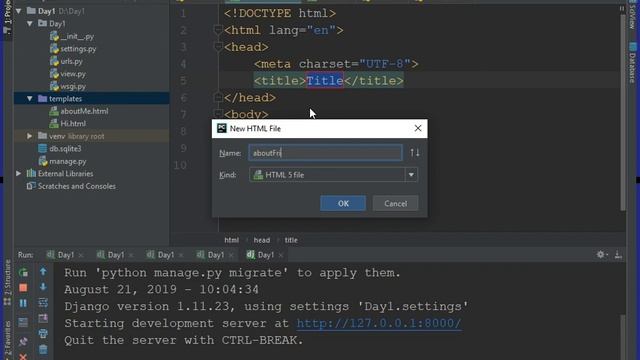 Render in Django Day 2 21 08 2019 смотреть онлайн