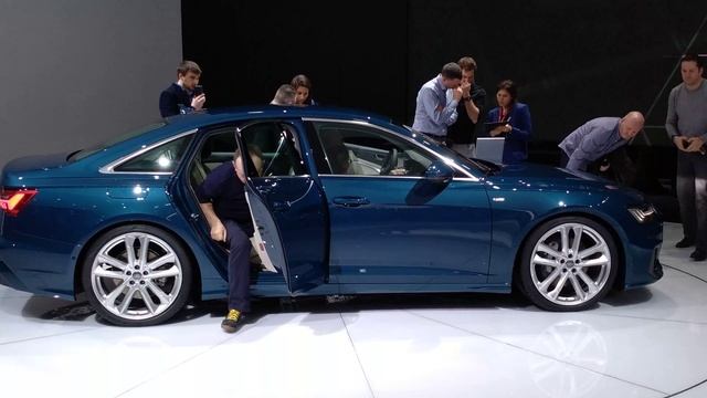 World premiere New Audi A6 Geneva motorshow 2018 смотреть онлайн