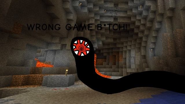 encountering a cave worm (minecraft animation) смотреть онлайн