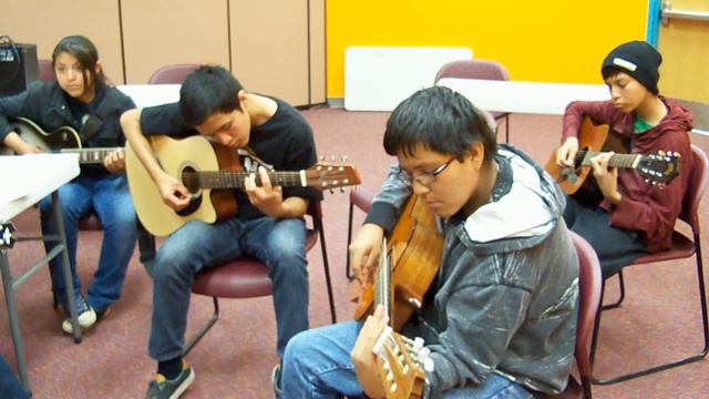 Guitar Workshop on the Navajo Indian Reservation Arizona смотреть онлайн
