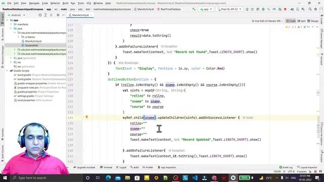 Jetpack Compose -4- Update Record on Realtime Database using Jetpack Compose | Dr Vipin Classes смотреть онлайн